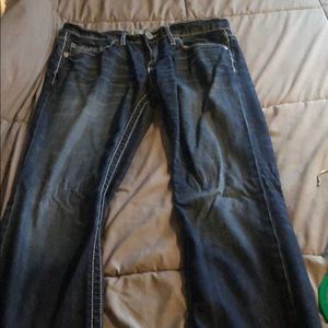 Aiden straight blue jeans